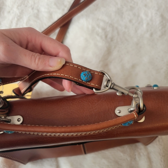 Patricia Nash Diamond Studded Leather Purse - Picture 3 of 13